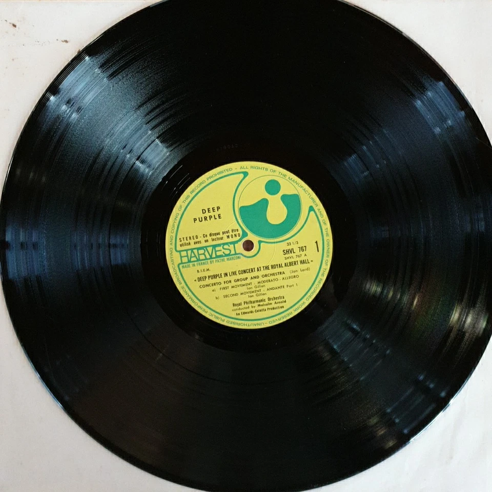 DEEP PURPLE - Concerto for Group & Orchestra / Vinyle LP (1970) - Photo 3/4