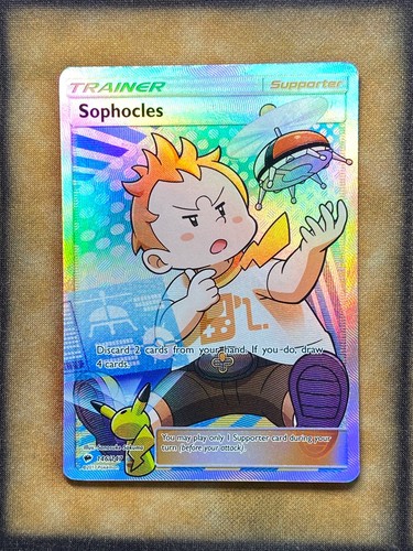 Pokemon Sophocles 146/147 Burning Shadows Full Art Ultra Rare Holo NM