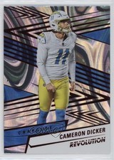 2025 Panini Revolution Red Swirl Cameron Dicker #156 1me8