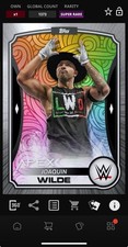 DIGITAL TOPPS WWE SLAM Joaquin Wilde APEX 25 SUPER RARE RAINBOW Read
