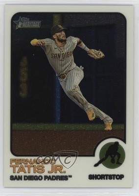 2022 Topps Heritage Chrome 534/999 Fernando Tatis Jr #88 19n6