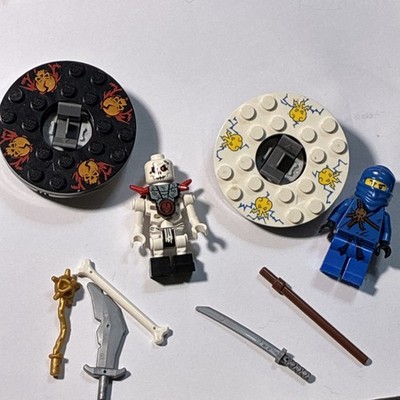   2011 フィギュリンセット　2 Official LEGO Ninjago Jay Pilot Golden Weapons Minifigure 2011