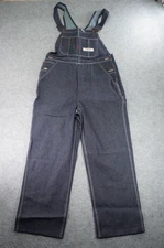Vintage Big Mac Overalls Mens 36x28 Dark Wash Carpenter Denim Bib 545