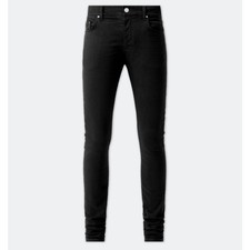 AMIRI Stack Jean Black OD Sz 28 x 34 3L36