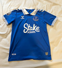Hummel Everton Home Soccer Jersey Blue/White Mykolenko #19 Men’s S