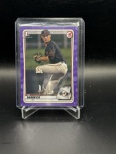 RJ Dabovich 1st Bowman Purple /250 2020 Bowman Baseball Giants