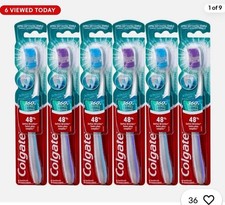 Colgate 360 Extra Soft Toothbrush 6Pack for Sensitive Teeth and EnamelCare