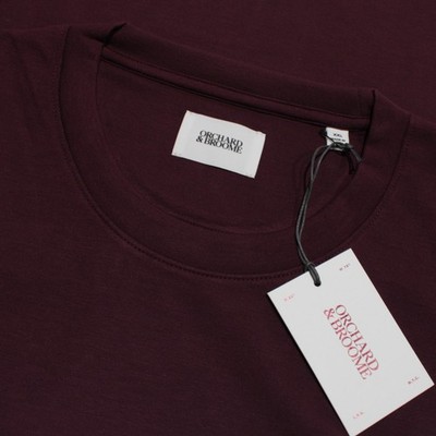 Orchard & Broome NWT Broadway Crew Neck Sweatshirt Size XXL in Bordeaux Red
