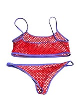 旧レア wicked weasel シースルーレッド花柄ビキニ水着 Red Wicked Weasel Swimwear for Women for sale | eBay