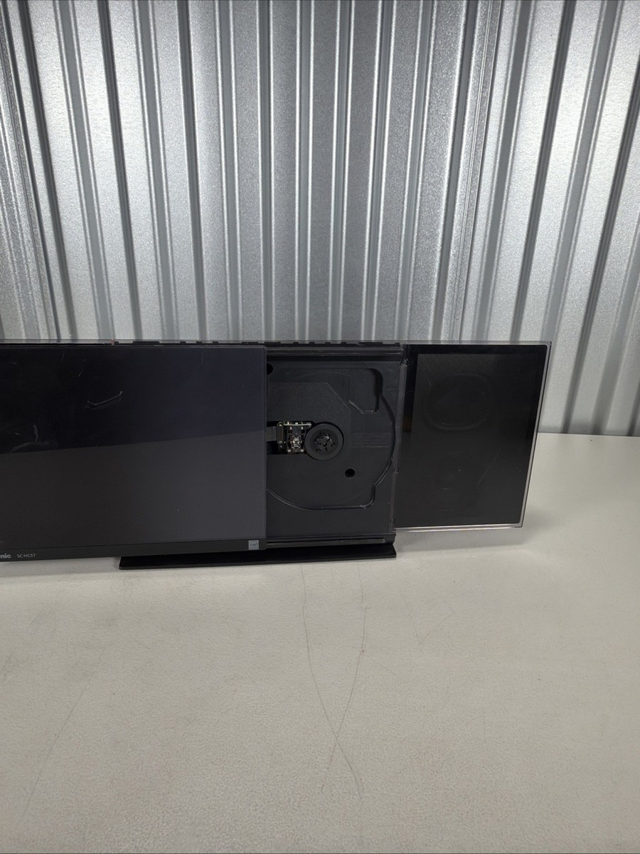 Panasonic Compact Stereo System SC-HC57 AirPlay FM Radio iPod Dock