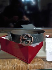Mens Gucci Reversible Belt Black/Brown Size 95