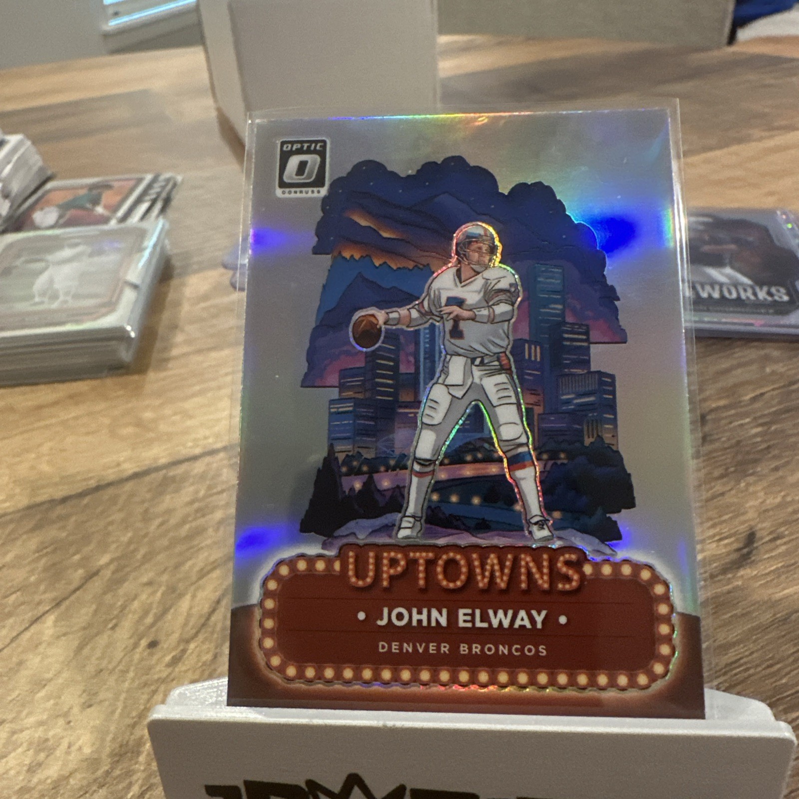 2024 Panini Donruss Optic Uptowns Prizm John Elway Denver NFL Football