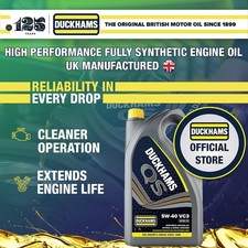 DUCKHAMS QS 5W-40 VC3 5L Fully Synthetic Engine Oil For Renault RN0700 RN0710 7.80 per litre