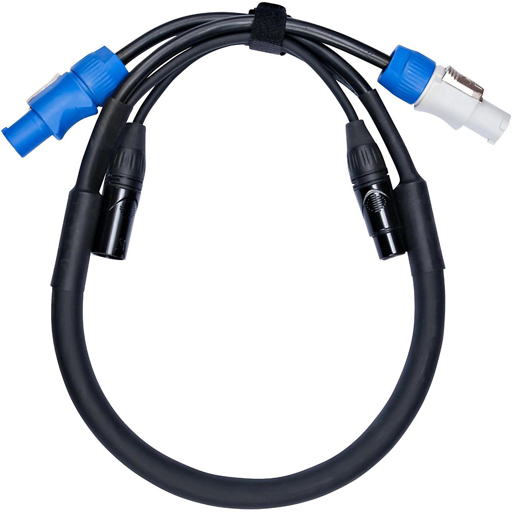 American DJ PowerCon and 3 Pin DMX Cable Combo 3 ft 6890₽