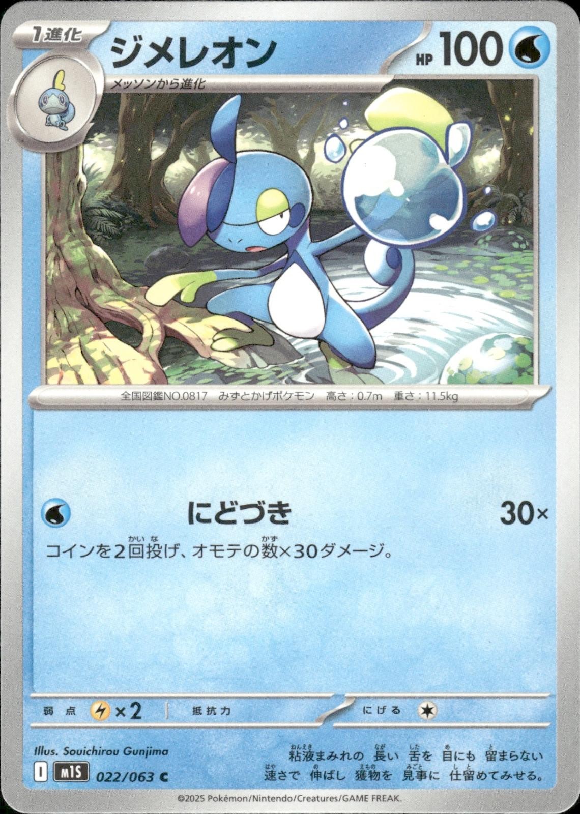 DRIZZILE 022/063 C MEGA SYMPHONIA POKEMON JAPANESE NEAR MINT