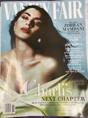 Vanity Fair Magazine November 2025 Issue No. 773 Charli's Next Chapter Art World
