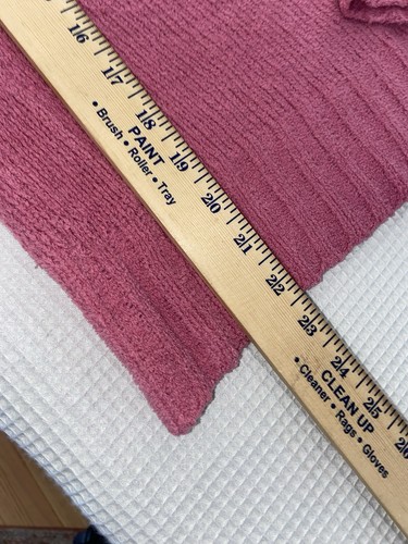 Y2K Pink V Neck Sweater Women's XL Allison Britney Cozy Knit Comfortable Stretch - Picture 4 of 7
