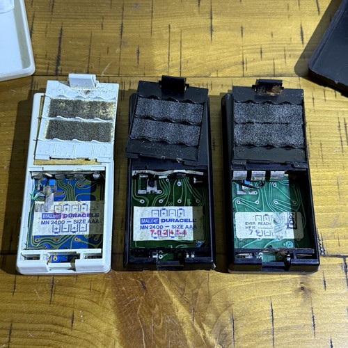 3x Vintage Sinclair Cambridge Memory Calculator With Case For Repair Black White - Foto 7 di 8