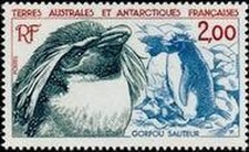 Terres Australes No. 106 'Fauna, Gorfou Sauteur 2 F.' New xx TTB