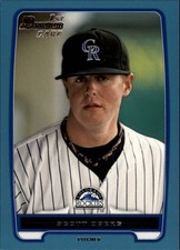 2012 Bowman Draft Draft Picks Blue #BDPP113 Scott Oberg/500 - BB