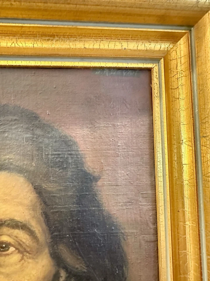 Oil on board, Portrait of a Wise Old Man. J.R. Bevan 19th Century - Image 2 of 4