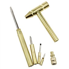 Brass hammer 6 in 1 mini multi-function anticorrosive and rust-proof small co...