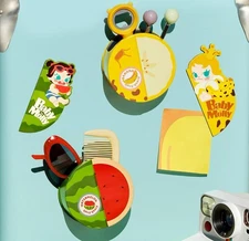 Pop Mart Baby Molly Fruity Aroma Magnetic Sealing Clip Storage Box Set