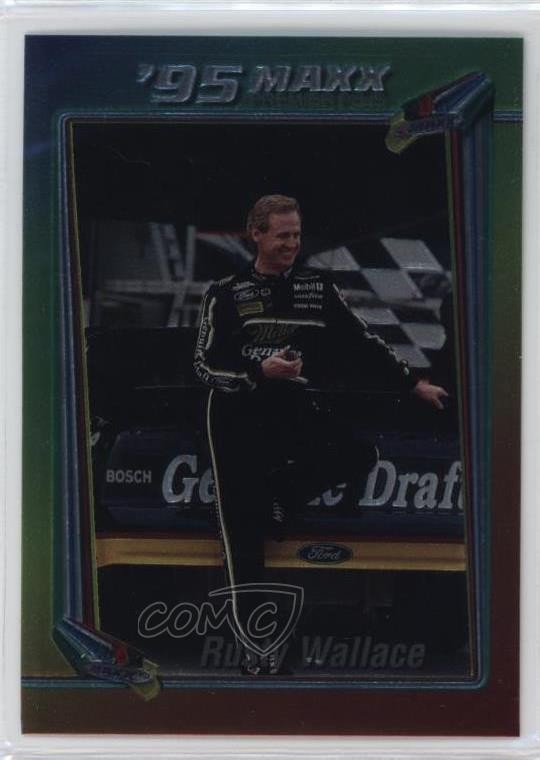 1995 Maxx Premier Plus Chromium Rusty Wallace #2 HOF 3c7