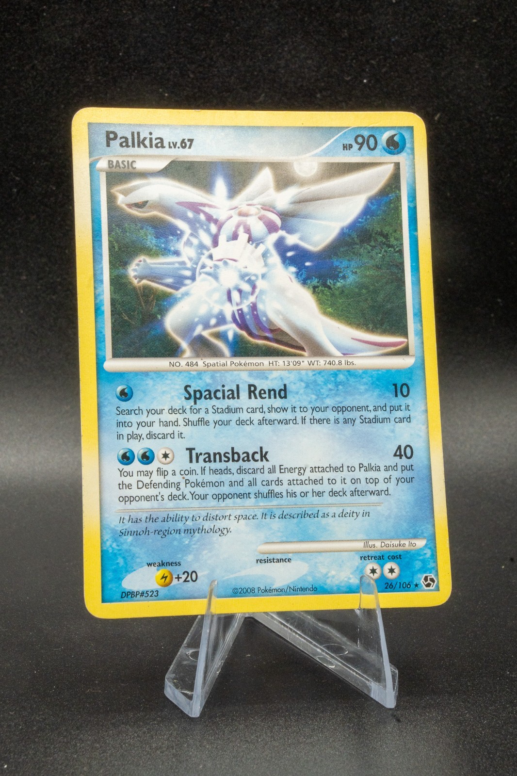 Palkia 26/106 Rare Great Encounters Pokémon Card Light Play Condition LP +