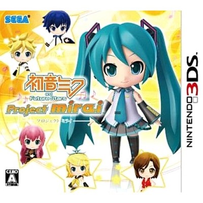 Hatsune Miku and Future Stars Project mirai 3DS NTSC-J CIB Digital Manual