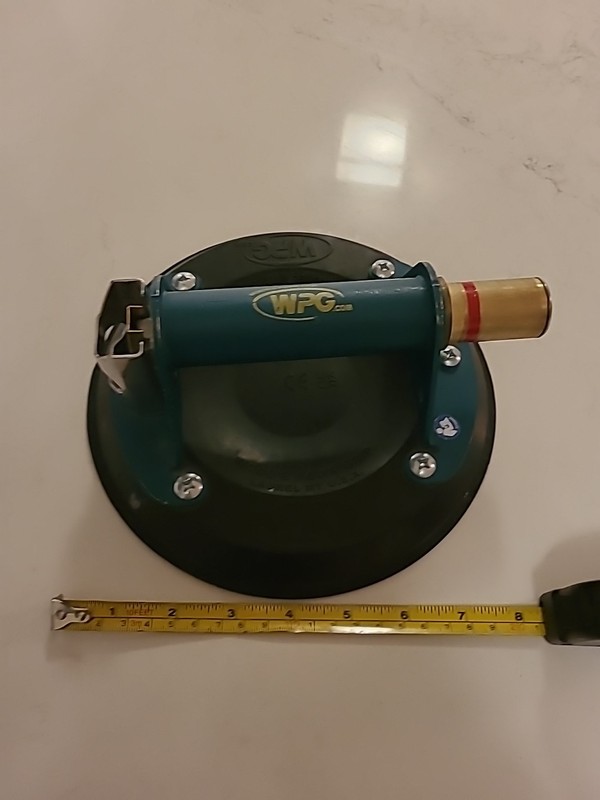 WPG Wood’s Power-Grip N4950 8'' Handheld Vacuum Cup for Flat Surfaces (NO CASE)