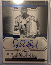 Amari'I Bell 2024-25 Panini Noir Auto Black and White /75 #AN-AB