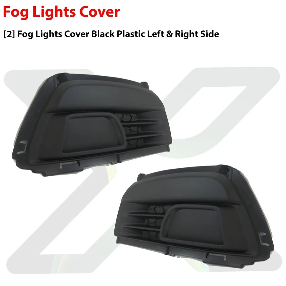 Front Fog Lights Cover Black Left & Right Side For 2009-2010 Kia Optima Magentis Foto 2 de 4