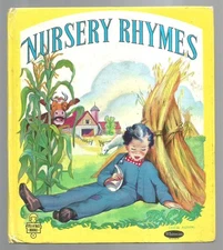 Vintage Children's Whitman Tell-A-Tale Book ~ NURSERY RHYMES ~ Louise Altson