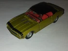 VTG 1968 CORGI No 338 CHEVROLET CAMARO SS w/ GOLDEN JACKS, TAKE-OFF WHEELS. VGC
