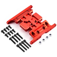 AXSPEED Aluminum Center Skid Transmission Plate for Axial SCX10 1/10 RC Crawler 