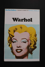Andy Warhol Exhibition Poster Tate Gallery Feb/Mar 1971
