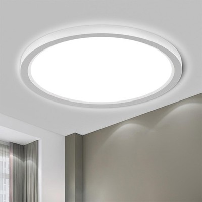 Deckenleuchte LED Deckenlampe,IP44 Wasserfest Badlampe,18W Flach Schlicht Lampe