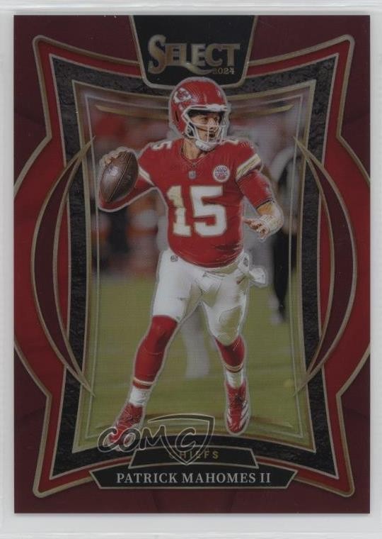 2024 Panini Select Concourse Maroon Prizm 136/149 Patrick Mahomes II #33