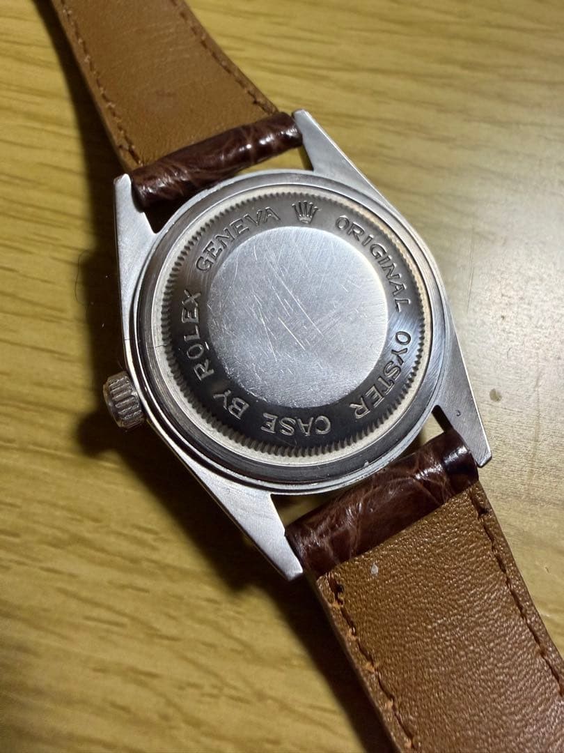 TUDOR Oyster Prince 7964 Big Rose Auto Watch 34mm Silver Dial