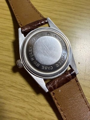 TUDOR Oyster Prince 7964 Big Rose Auto Watch 34mm Silver Dial
