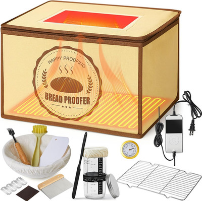 Bread Proofing Box Sourdough Starter Kit Foldable Bread Warmer Proofer Dough Pro