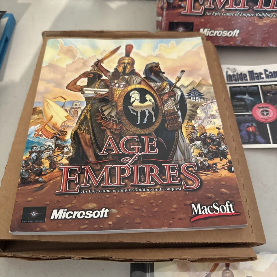 Age of Empires (Microsoft, 1997) - Vintage PC Big Box Game - Game Sealed - Image 2 of 4