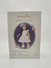 American Girl Janie  Jack Sparkly Cream Celebration Dress for 18" Dolls NEW 