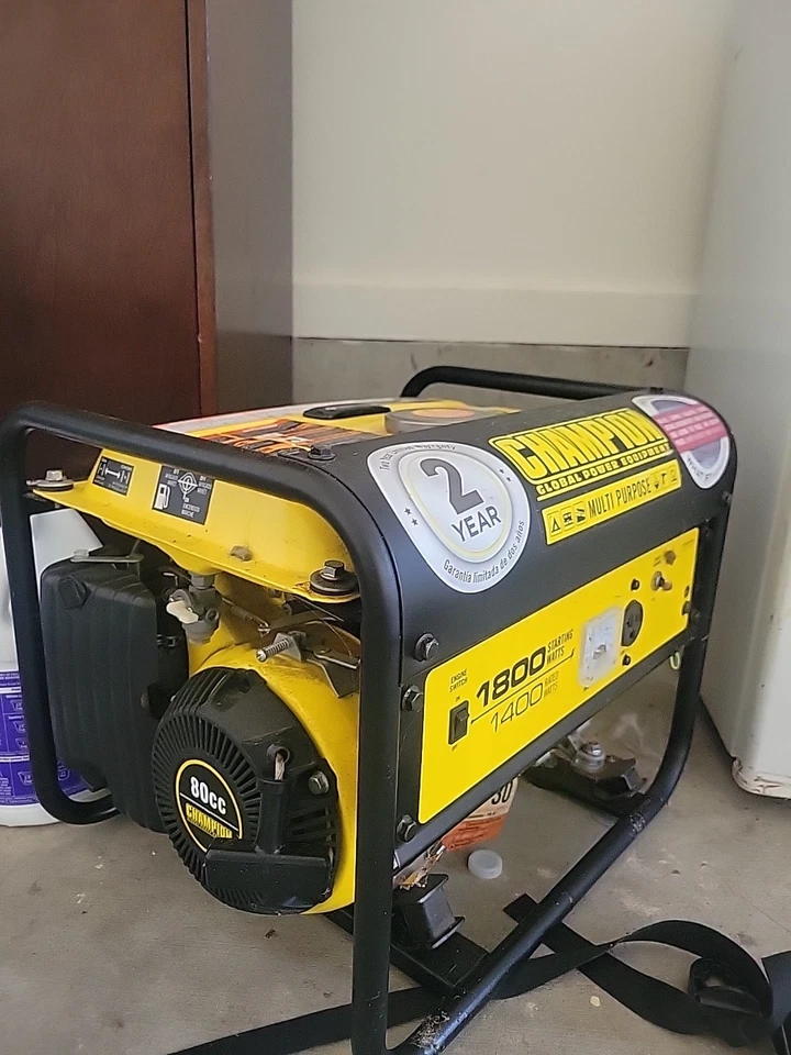 champio 1800W/1400W 98cc Portable Gas-Powered Generator  - Image 2 of 3