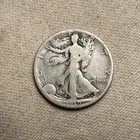 1919-S WALKING LIBERTY SILVER HALF DOLLAR VERY GOOD CJ
