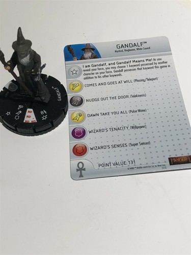 Heroclix Der Hobbit - Gandalf #002 mit Karte - Bild 4 von 5