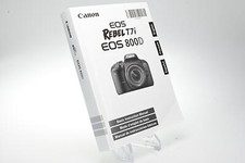 Canon EOS Rebel T7i 800D Basic Instruction Manual Guide G563