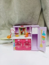 2013 Fisher-Price Loving Family Laundry Room Playset Washer Dryer Iron Board 