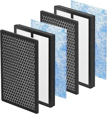 True HEPA Replacement Fil-ter Compatible with Okaysou AirMax 8L Air Puri-fier, 3